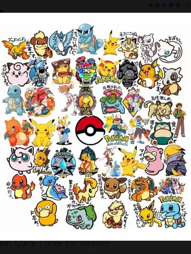 Stickers Pokemon  MercadoLibre 📦