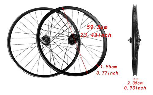 Ruedas De Bicicleta De Montaña, Buje 27,5 Pulgadas