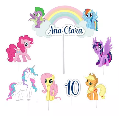 Topper de Bolo Personalizado My Little Pony