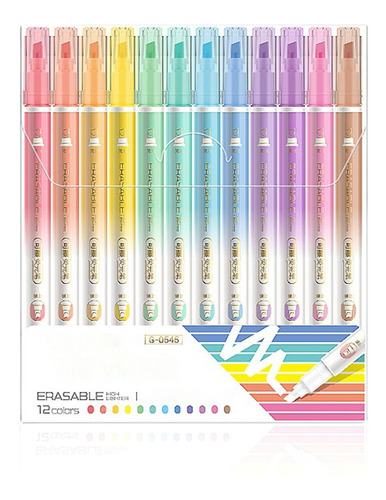 Set De Iluminadores Borrables Aesthetic Pastel Colors