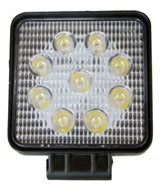 Comprar Faro Auxiliar Cuadrado 9 Led 27w 12-24v Agro Vehículo