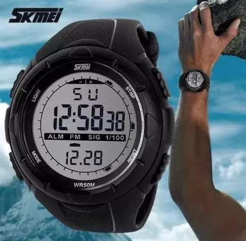 Relógio Masculino Digital Esportivo Prova D'água Skmei 1025