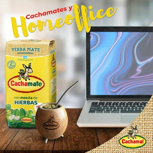 Imagen 3 de 8 de Yerba Cachamate Mate Con Palo Con Mezcla De Hierbas