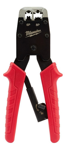 Pinza Crimpadora Terminales Rj11 Y Rj45 Milwaukee 48223075