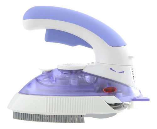 Mini Ferro + Tábua Passar Patchwork Viagem Steamer Bivolt Cor Lilás 127/220v