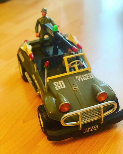 Buggy Militar Juguete Retro Son Ai Toys Taiwan 1984