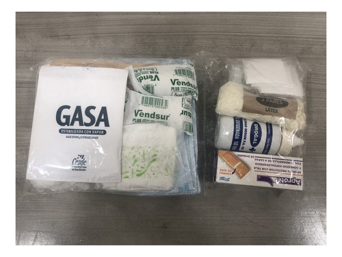 Kit Reposición Botiquín Primeros Auxilios 60 Elementos 