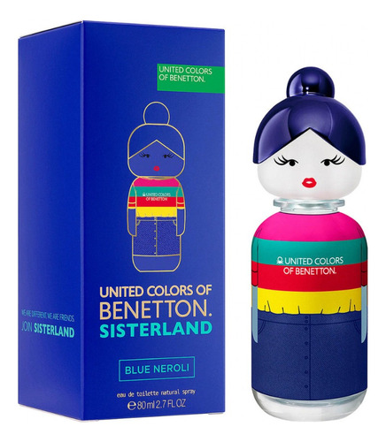 Perfume Dama Benetton Sisterland Blue Neroli 80ml Original