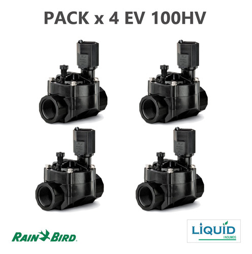 Pack 4 Electroválvulas 100hv  Rain Bird - Normal Cerrada 24v