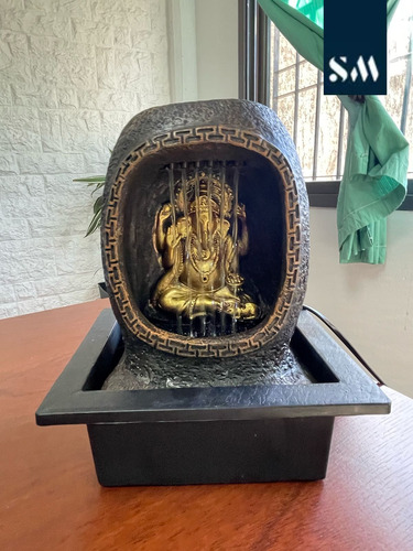 Fuente De Agua Ganesha Lluvia Prosperidad Abundancia