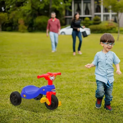 Motoca Menino Infantil Pais E Filhos Triciclo Fast