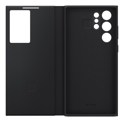 Para Samsung S22ultra Chip Phone Case Smart Window Cover