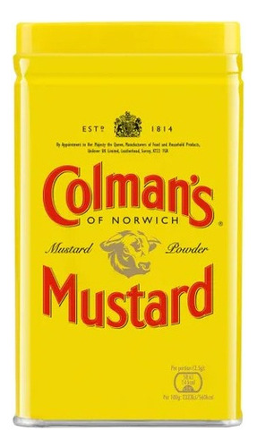 Colman's Mustard Mostaza En Polvo 57gr