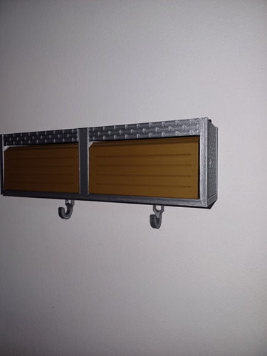 Porta Llave Hot Wheels Deco Doble Plateado