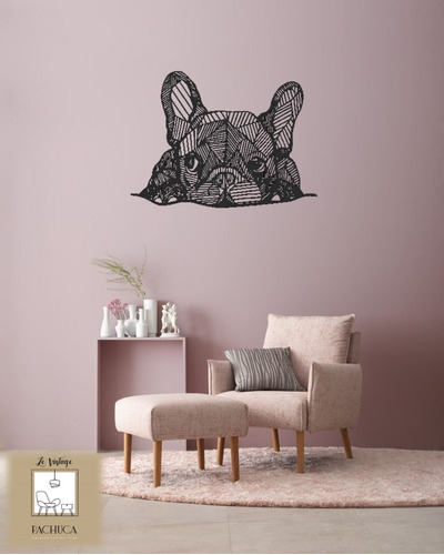 Cuadro Decorativo Minimalista, Le Vintage Bulldog Puppy