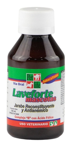 Laveforte Mascotas 120ml Vitaminas Para Perros Y Gatos