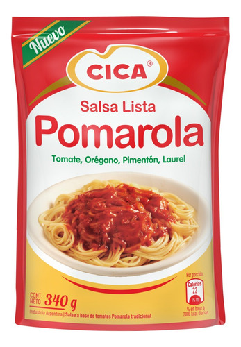 Salsa de tomate Cica Pomarola en doypack 340 g
