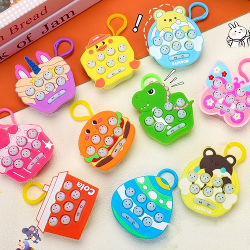 Aleatorios 15pz Mini Pop It Quick Push Juguetes Eléctricos