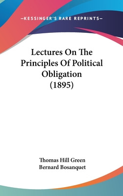 Libro Lectures On The Principles Of Political Obligation ...