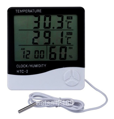 Termohigrómetro Htc-2 Sonda Temperatura Y Humedad + Batería