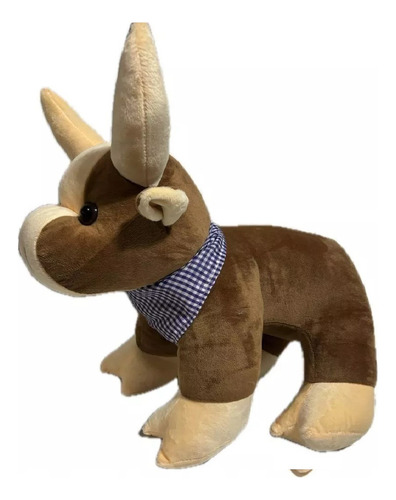 Peluche Torito Con Pañuelo - Toro Suave 38 Piezas De 28 Cm Café