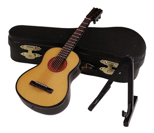 Mini Guitarra De Colección Decoración Regalo Miniatura Arte