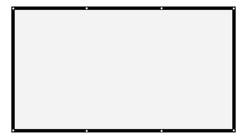 Pantalla De Proyección 16:9 Gruesa, Portátil, No Se Arruga,