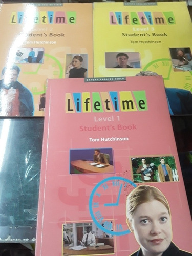 Libros De Inglés Lifetime 1 - 2 Y 3 Lote X 3 Libros 