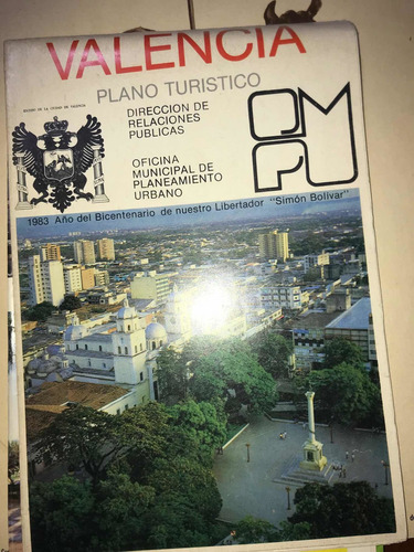 Libro Valencia Plano Croquis Mapa Politico De 1983 Carabobo