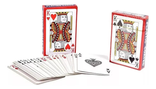 Juego Carta Naipe Ingles + 6 Dados Póker Carioca Juego
