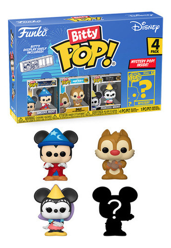 Funko Bitty Pop: Disney - Mickey Hechicero 4 Pack