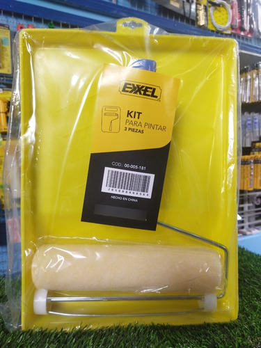 Kit De Rodillo Para Pintar 3 Pzas Exxel