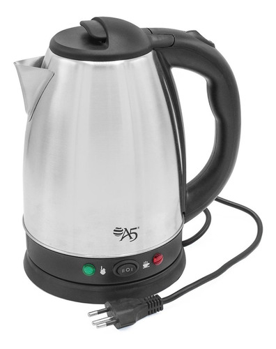 Chaleira Eletrica 220v Inox 1.8 Lts Seletor Cafe Chimarrao Cor Prata