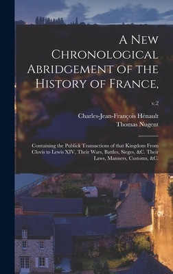 Libro A New Chronological Abridgement Of The History Of F...