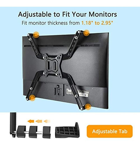 Imagen 6 de 7 de Kit Adaptador De Montaje Universal Para Pantallas De 17 A 32