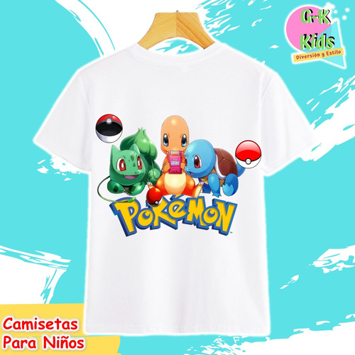 Camisetas De Pokemon Para Niños - Ropa Infantil