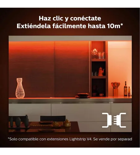 Kit Philips Hue Lightstrip Plus V4 Bluetooth 4 Metros