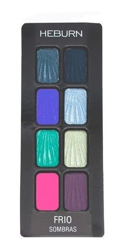 Heburn Maquillaje Profesional Paleta Sombras Ojos Frios 940