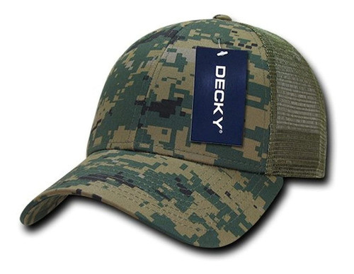 Structured Camo Trucker Cap, Marines Combat Uniform