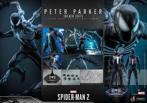 Hot Toys  Peter Parker (black Suit) Preventa Nuevo