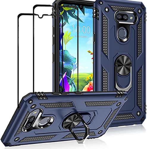 Funda Para LG K40s Con Pantalla De Vidrio Templado Prot845