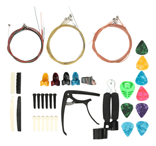 El Kit De Cambio De Accesorios Para Cuerdas De Guitarra Incl