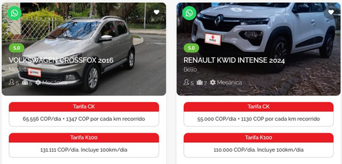 Imagen 7 de 12 de Haz Que Tu Carro Trabaje Para Ti Carsharing En Medellín