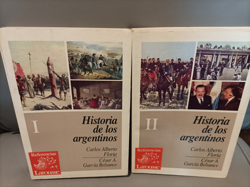 Historia De Los Argentinos. Tomos 1 Y 2. Floria Y García 