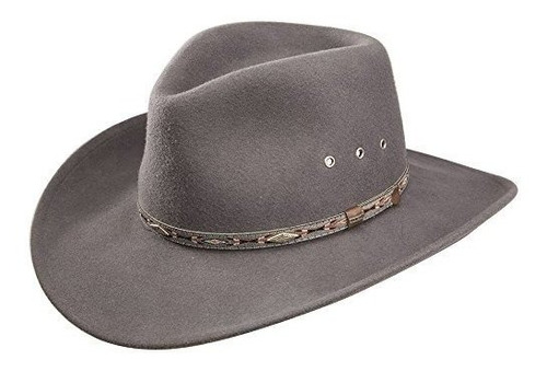 Sombrero De Vaquero De Lana De Bocina De Stetson Elk.