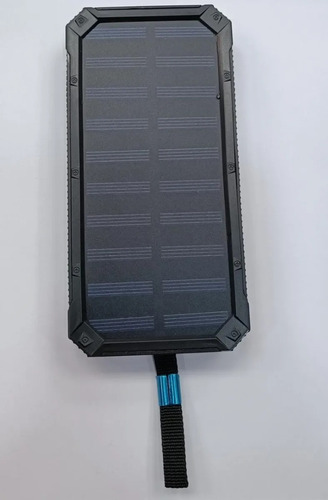 Imagen 5 de 10 de Bateria Portatil Externa 20.000 Mah 2 Usb Solar Powerbank