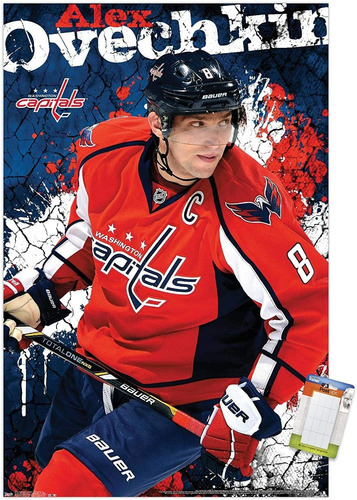 Nhl Washington Capitals - Póster De Pared Alex Ovechki...