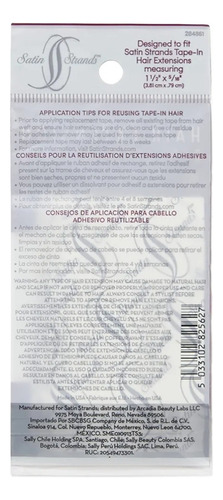 Adhesivos Para Extensiones De Cabello Tape Replacement 70pz Transparente