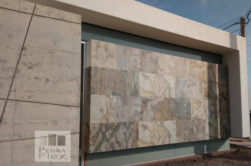 Imagen 2 de 7 de Revestimiento Piedra Flexible Golden (laminas 122x61)