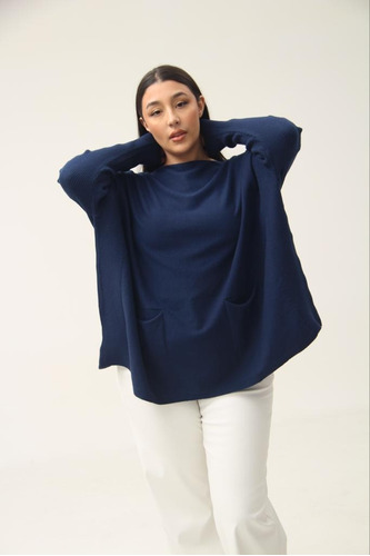 Sweater Oversize Bremer Y Spandex Mujer Jean Cartier